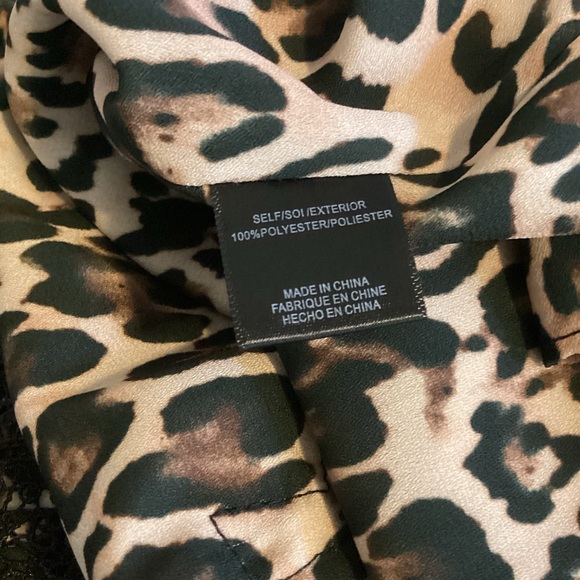 WAYF Animal Print Lace Up Tank - Picture 8 of 9